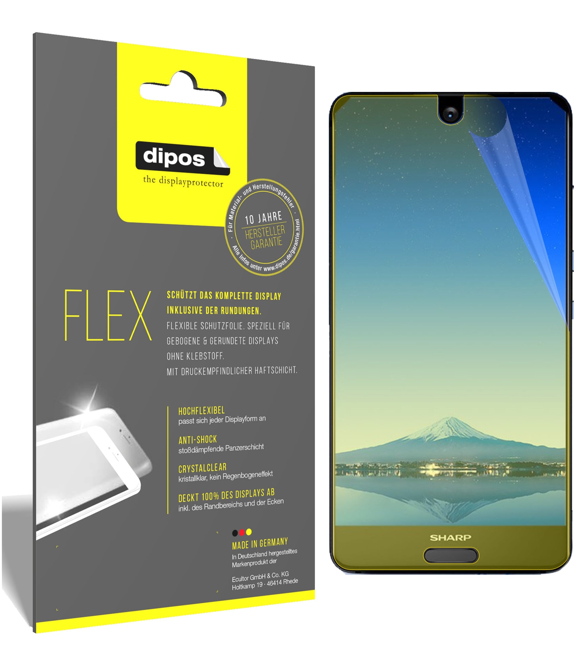 3D Full Cover Displayschutzfolie: Case-freundlicher Schutz mit perfekter Passform für dein Display. 