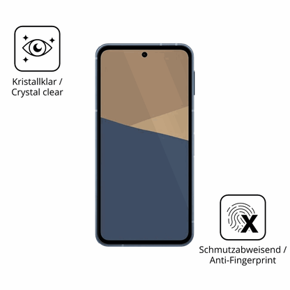 Flexible TPU-Folie passend zugeschnitten für sharpaquos sense 10, vollständige Abdeckung
