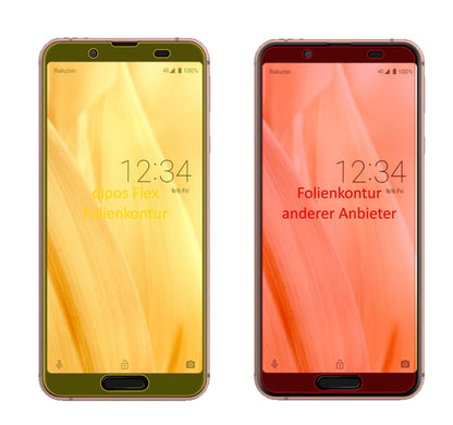 3x 3D Full Cover Schutzfolie für Sharp Aquos Sense3