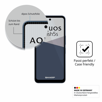 Besonders flexibler Displayschutz mit Anti-Shock-Schicht im Materialmix