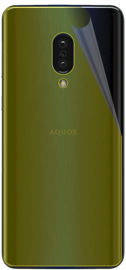 2x 3D Full Cover Schutzfolie für Sharp Aquos Zero 2 Rückseite