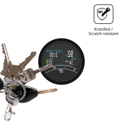 dipos Displayschutz für Shearwater NERD 2, mattierte Oberfläche, robuste Festigkeit und perfekte Passform
