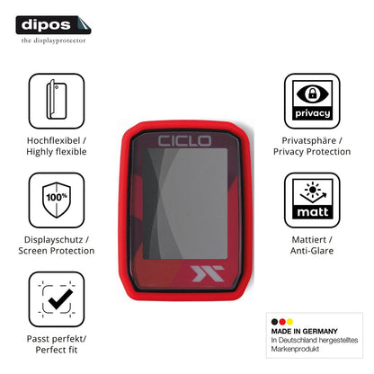 Flexible TPU-Folie passend zugeschnitten für Ciclosport Protos 105, mit Privatsphäre-Schutz durch Sichtschutz-Folie