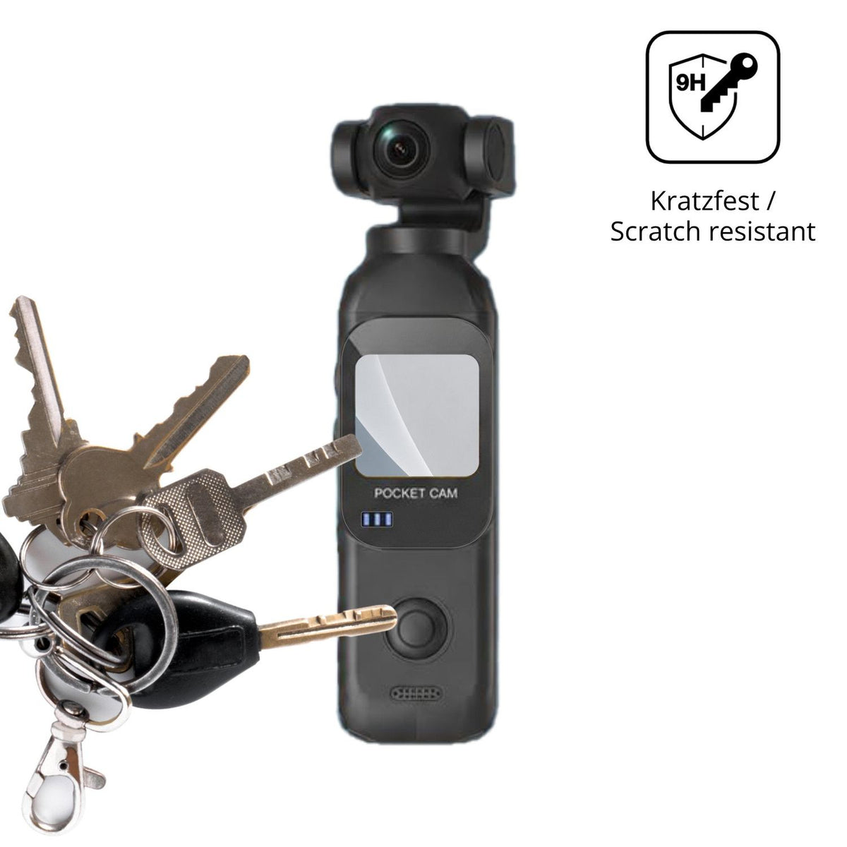 dipos Displayschutz für Sicilaien Vlog, mattierte Oberfläche, robuste Festigkeit und perfekte Passform