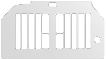 dipos Displayschutz für Siemens EQ6 500 Tropfblech, mattierte Oberfläche, geringe Dicke und perfekte Passform