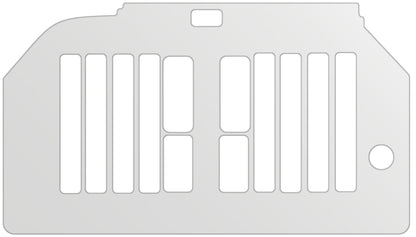 dipos Displayschutz für Siemens EQ6 700 Tropfblech, mattierte Oberfläche, geringe Dicke und perfekte Passform