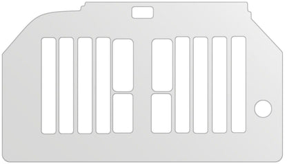 dipos Displayschutz für Siemens EQ.6 TE615509DE Series 500 Tropfblech, mattierte Oberfläche, geringe Dicke und perfekte Passform