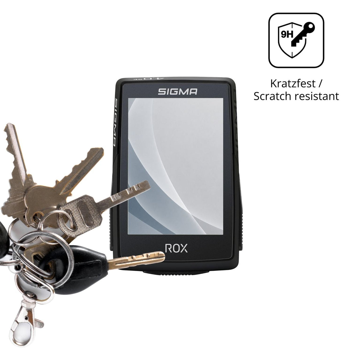 dipos Displayschutz für Sigma ROX 4.0 SE, mattierte Oberfläche, robuste Festigkeit und perfekte Passform