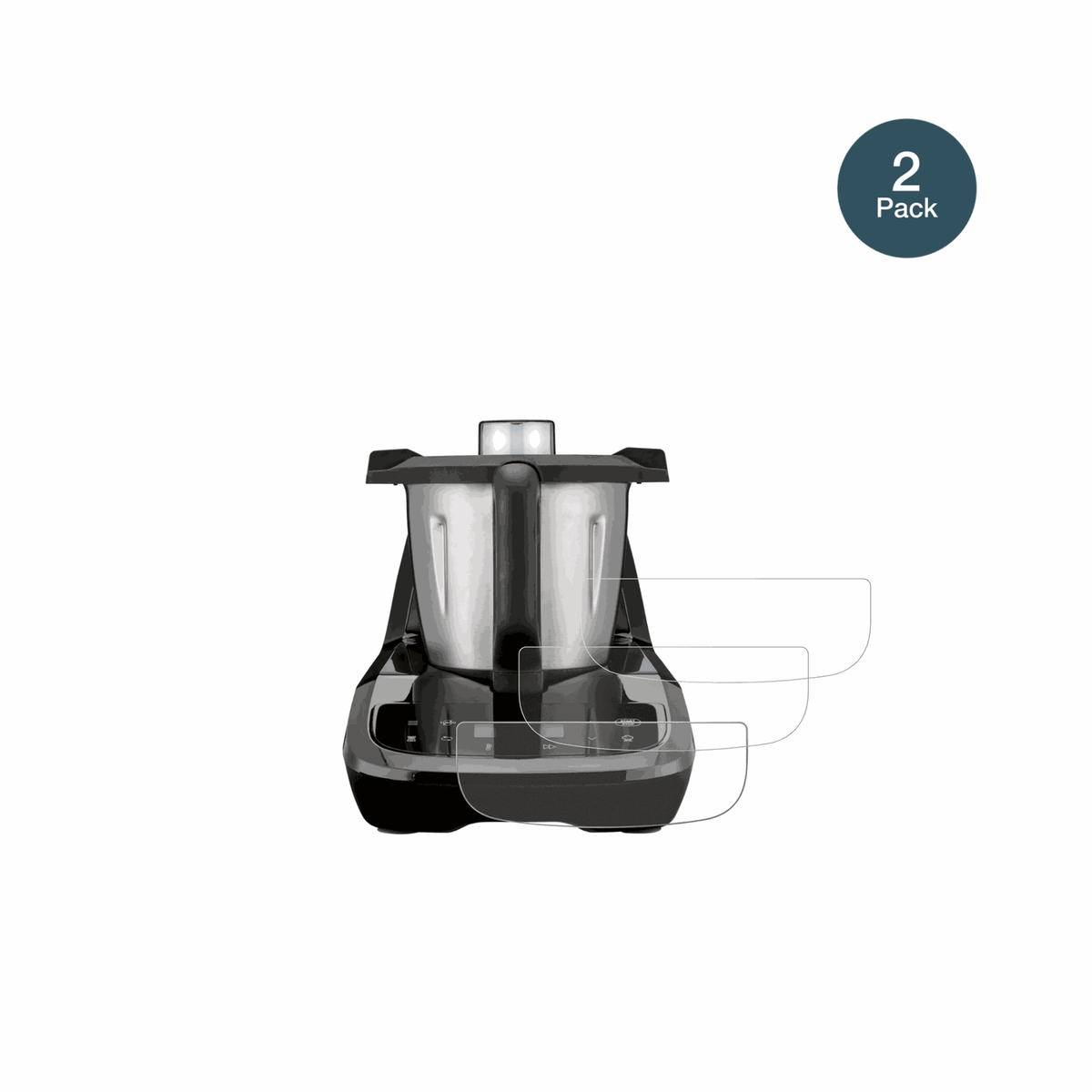 2x 9H Schutzfolie matt für SilverCrest Monsieur Cuisine compact SMCC 1100 A1 Panzerfolie