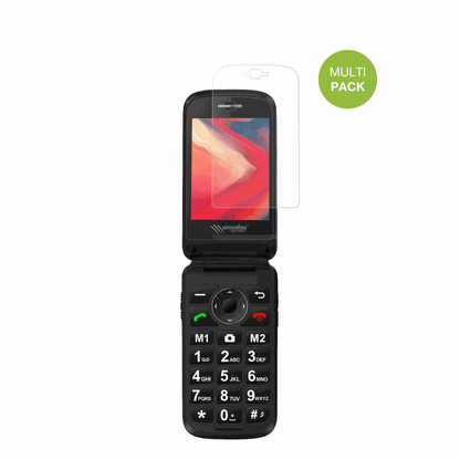 4x Schutzfolie matt für Simvalley Mobile XL-970 Display-Schutzfolie