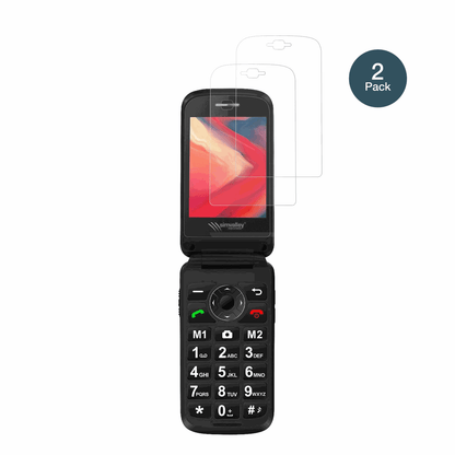 2x 9H Schutzfolie matt für Simvalley Mobile XL-970 Panzerfolie