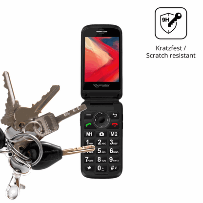 2x 9H Schutzfolie für Simvalley Mobile XL-970 Panzerfolie