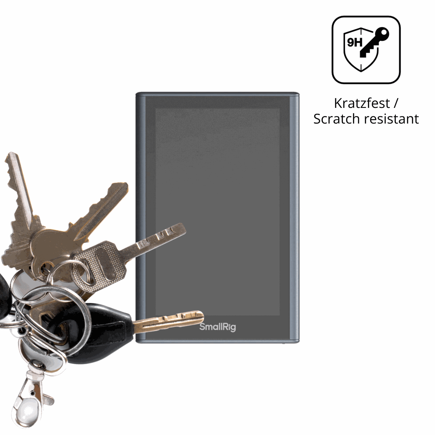 dipos Displayschutz für SmallRig Wireless Monitor 4850B, mattierte Oberfläche, robuste Festigkeit und perfekte Passform