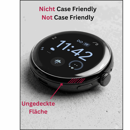 2x 3D Full Cover Schutzfolie für Google Pixel Watch 4
