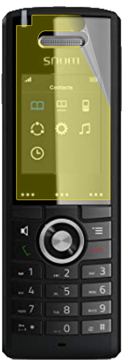 dipos Displayschutz für SNOM M65-C50 DECT, transparente Oberfläche, geringe Dicke und perfekte Passform