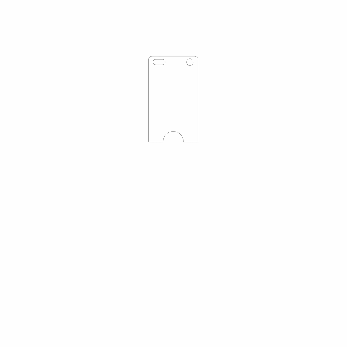 dipos Displayschutz für Sofabaton X1S, mattierte Oberfläche, geringe Dicke und perfekte Passform