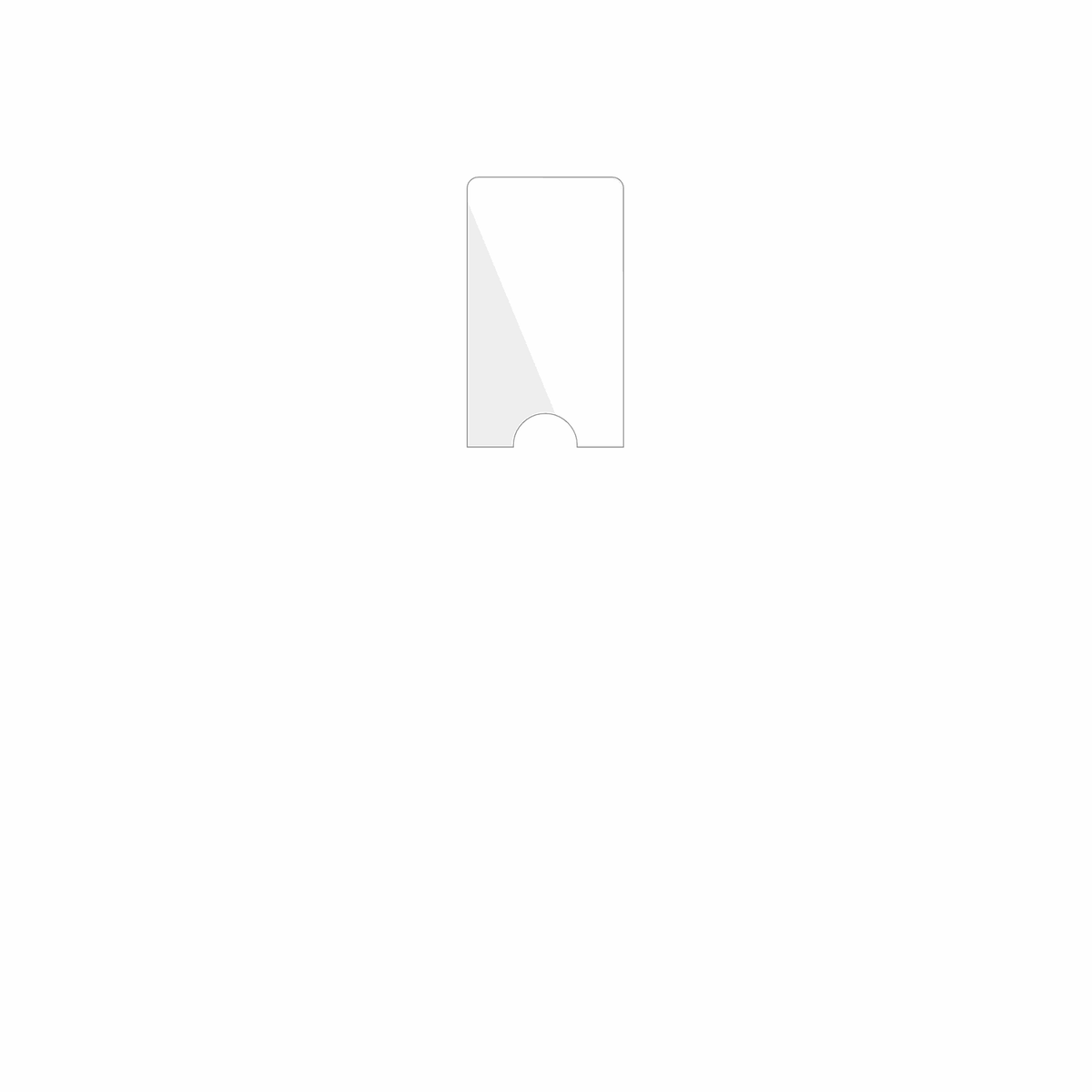 dipos Displayschutz für Sofabaton X1S, transparente Oberfläche, geringe Dicke und perfekte Passform