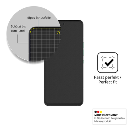 Schutz gegen Kratzer auf dem Solana Saga Smartphone Glas durch Schlüssel oder Ähnliches