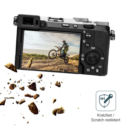 dipos Displayschutz für Sony Alpha 7C II (ILCE-7CM2), mattierte Oberfläche, robuste Festigkeit und perfekte Passform