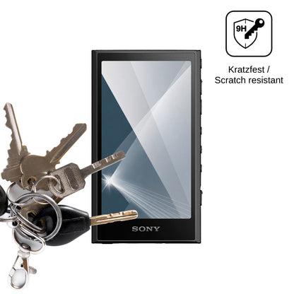 2x 9H Schutzfolie für Sony Walkman NW-A306 Panzerfolie