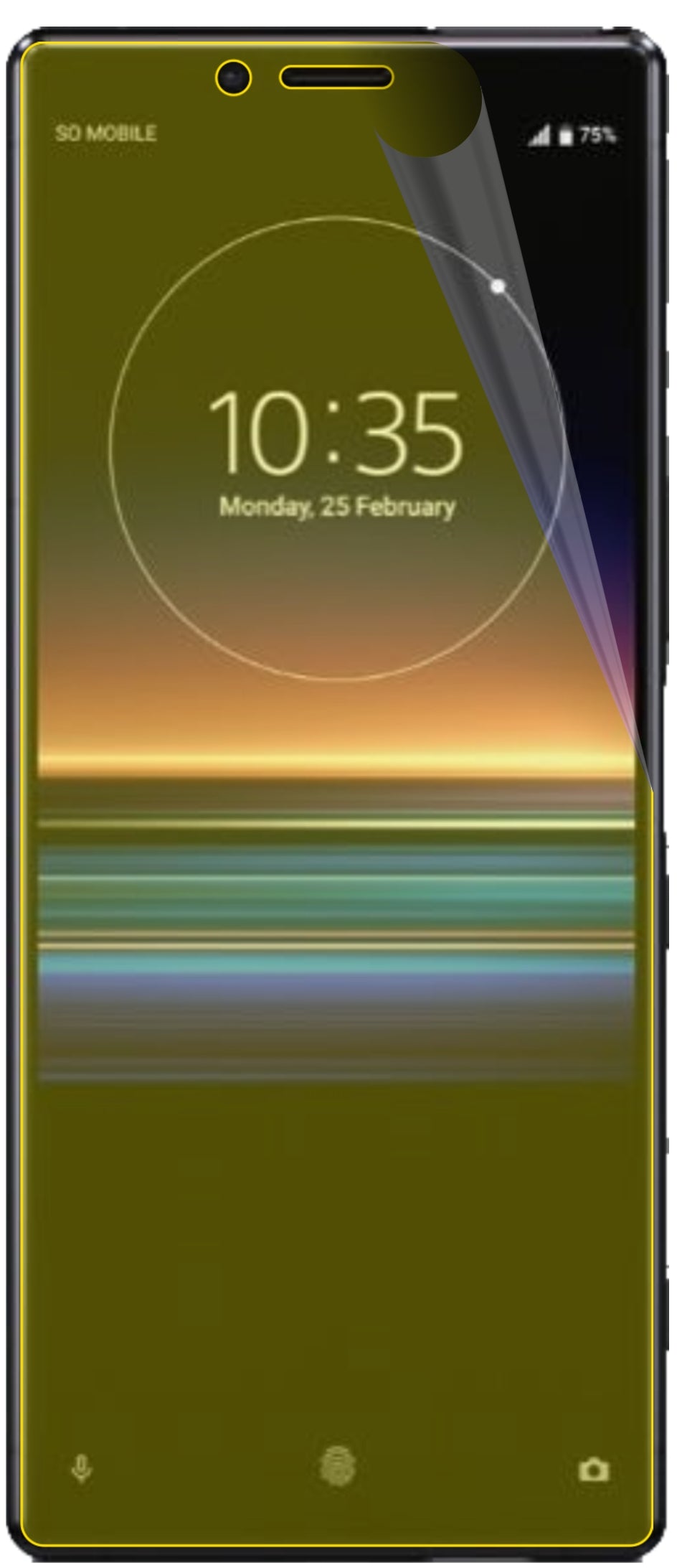 dipos Displayschutz für Sony Xperia 1, transparente Oberfläche, geringe Dicke und perfekte Passform