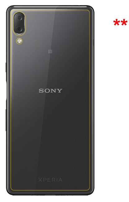 Dünne und klare Folie passend zugeschnitten für Sony Xperia L3 Rückseite
