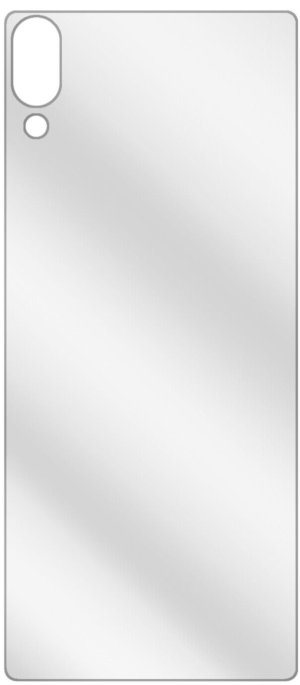 dipos Displayschutz für Sony Xperia L3 Rückseite, transparente Oberfläche, geringe Dicke und perfekte Passform