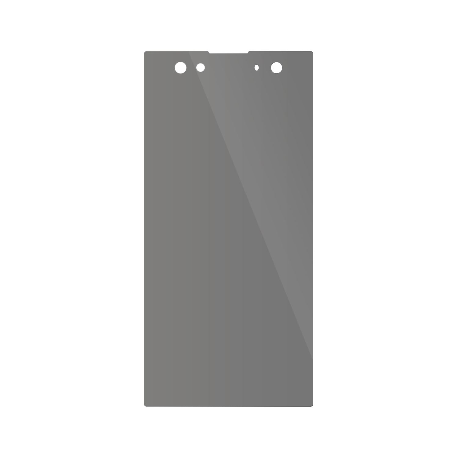 dipos Displayschutz für Sony Xperia XA2 Ultra, mit Blickschutzfilter und perfekter Passform auch für die Rundungen