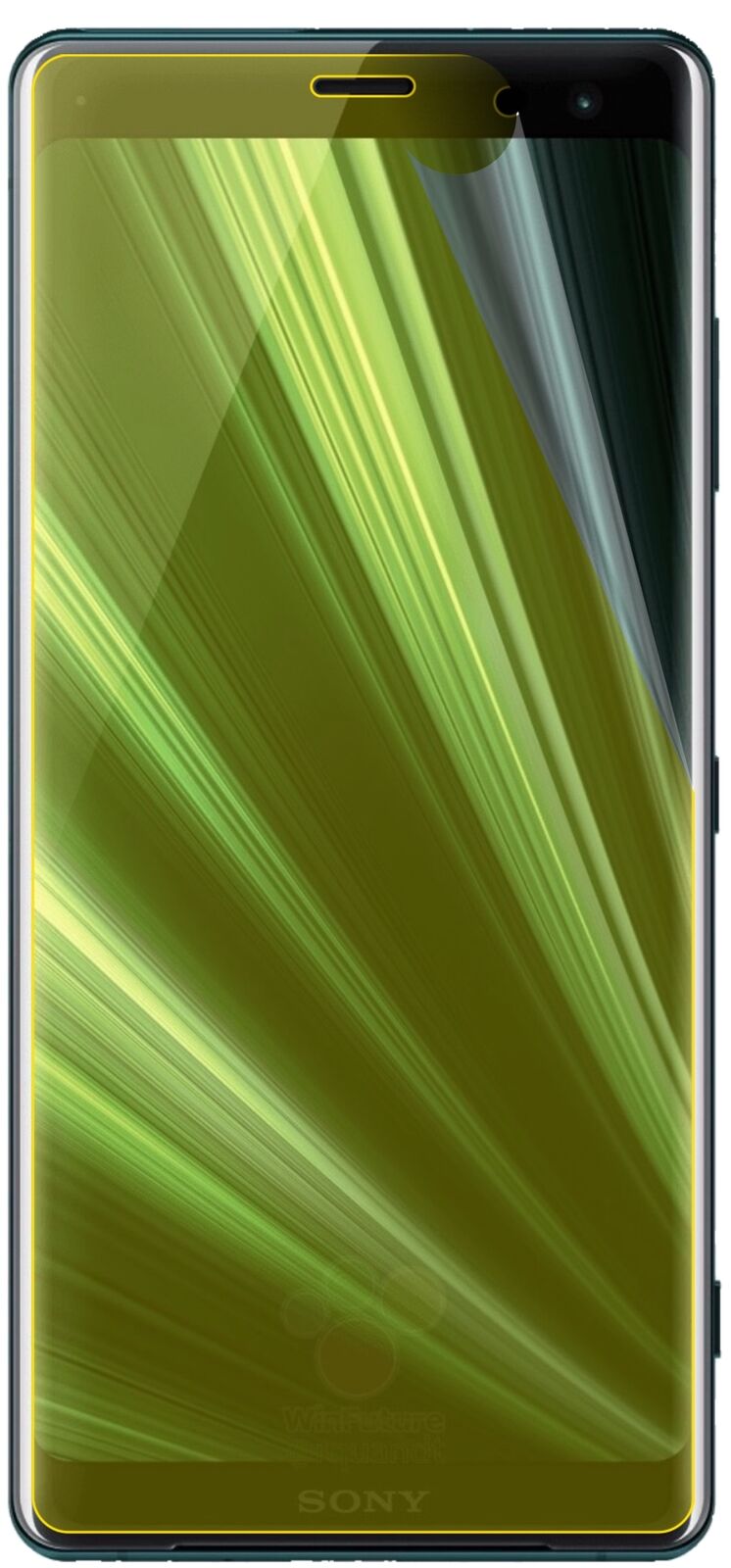 dipos Displayschutz für Sony Xperia XZ3, transparente Oberfläche, geringe Dicke und perfekte Passform