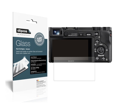 Matte Displayschutzfolie von dipos passend für Sony Alpha 6400, 9H kratzfest und blasenfrei montiert