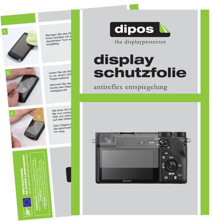 5x Schutzfolie matt für Sony Alpha 6600 Display-Schutzfolie