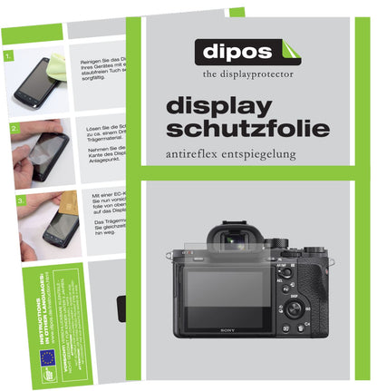 2x Schutzfolie matt für Sony Alpha 7 III Display-Schutzfolie