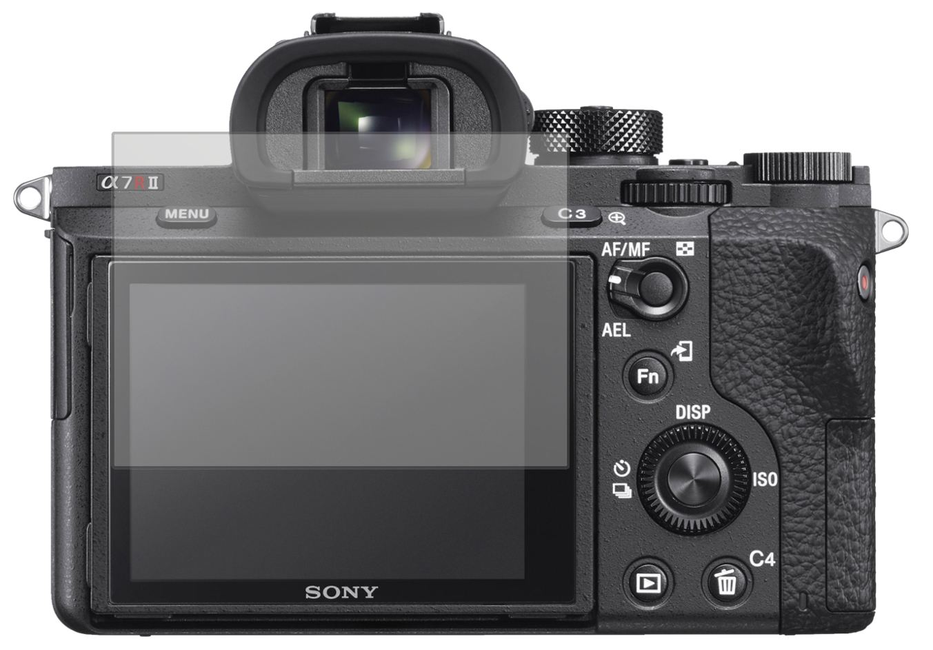 2x Schutzfolie matt für Sony Alpha 7R II Display-Schutzfolie