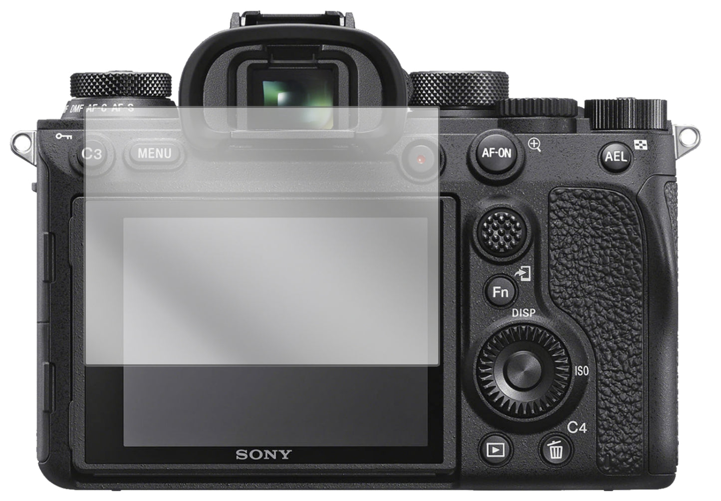 2x Schutzfolie klar für Sony Alpha 99 Display-Schutzfolie