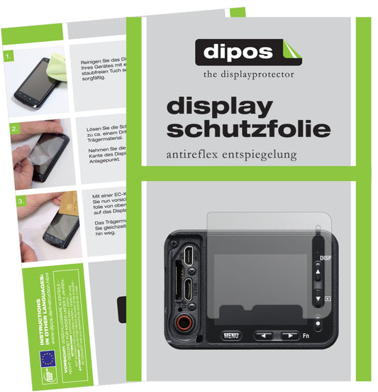 Matte Displayschutzfolie von dipos passend für Sony Cyber-Shot DSC-RX 0, präziser Zuschnitt und blasenfrei montiert