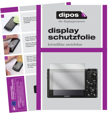 1x Schutzfolie klar für Sony Cyber-Shot DSC-RX100 Display-Schutzfolie