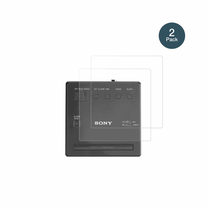 2x 9H Schutzfolie matt für Sony ICF-C1 Panzerfolie