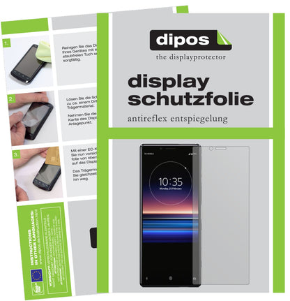 4x Schutzfolie matt für Sony Xperia 1 Display-Schutzfolie