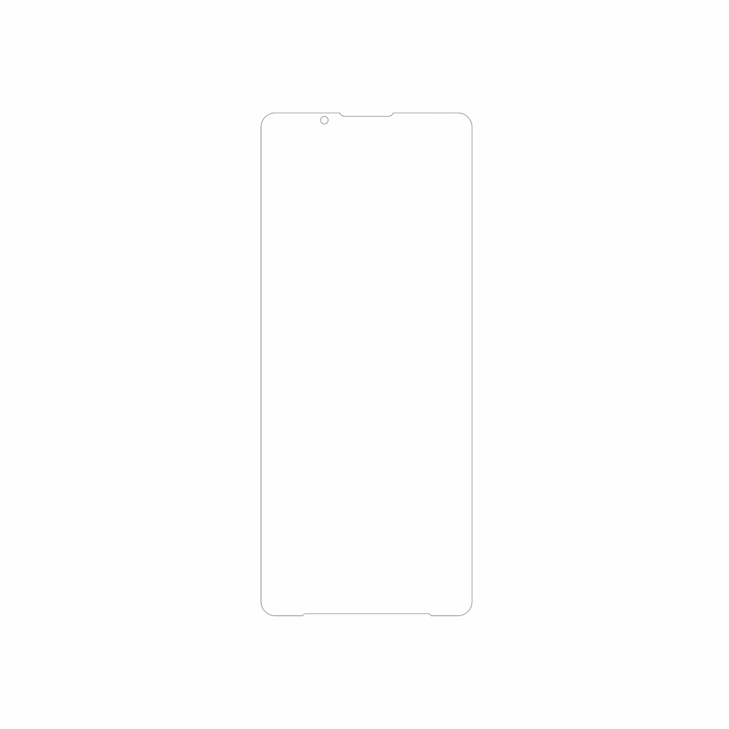dipos Displayschutz für Sony Xperia 1 V, mattierte Oberfläche, geringe Dicke und perfekte Passform