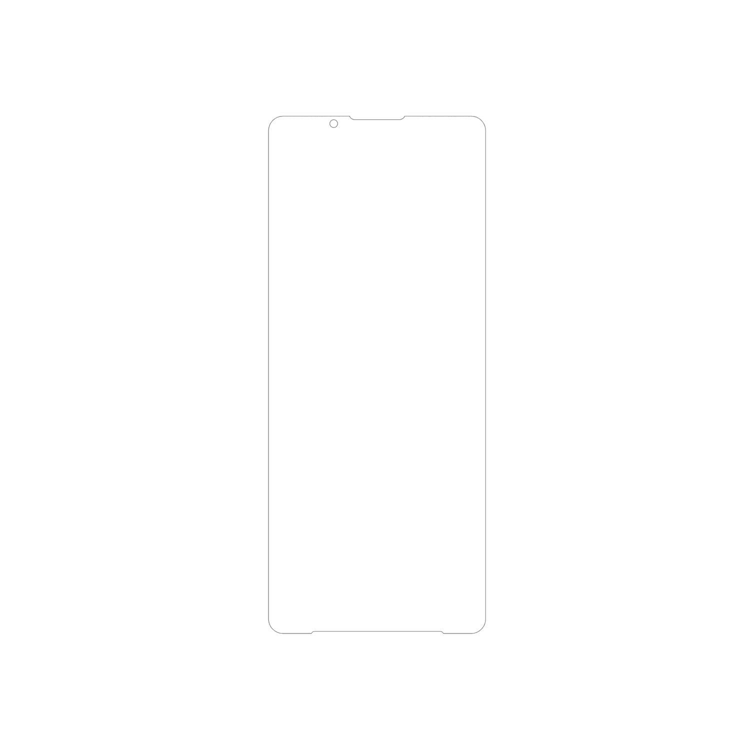 dipos Displayschutz für Sony Xperia 1 V, mattierte Oberfläche, geringe Dicke und perfekte Passform