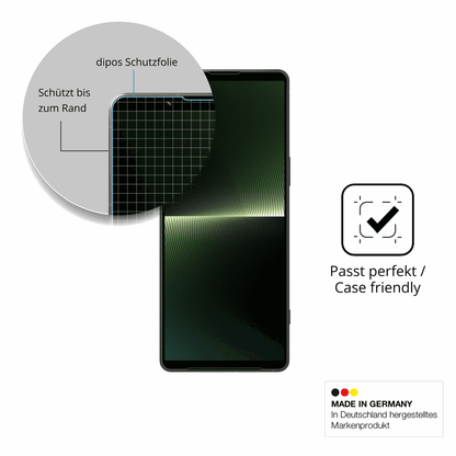Besonders flexibler Displayschutz mit Anti-Shock-Schicht im Materialmix