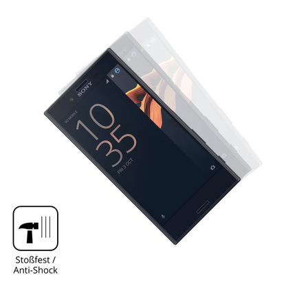 2x 3D Full Cover Schutzfolie für Sony Xperia X Compact