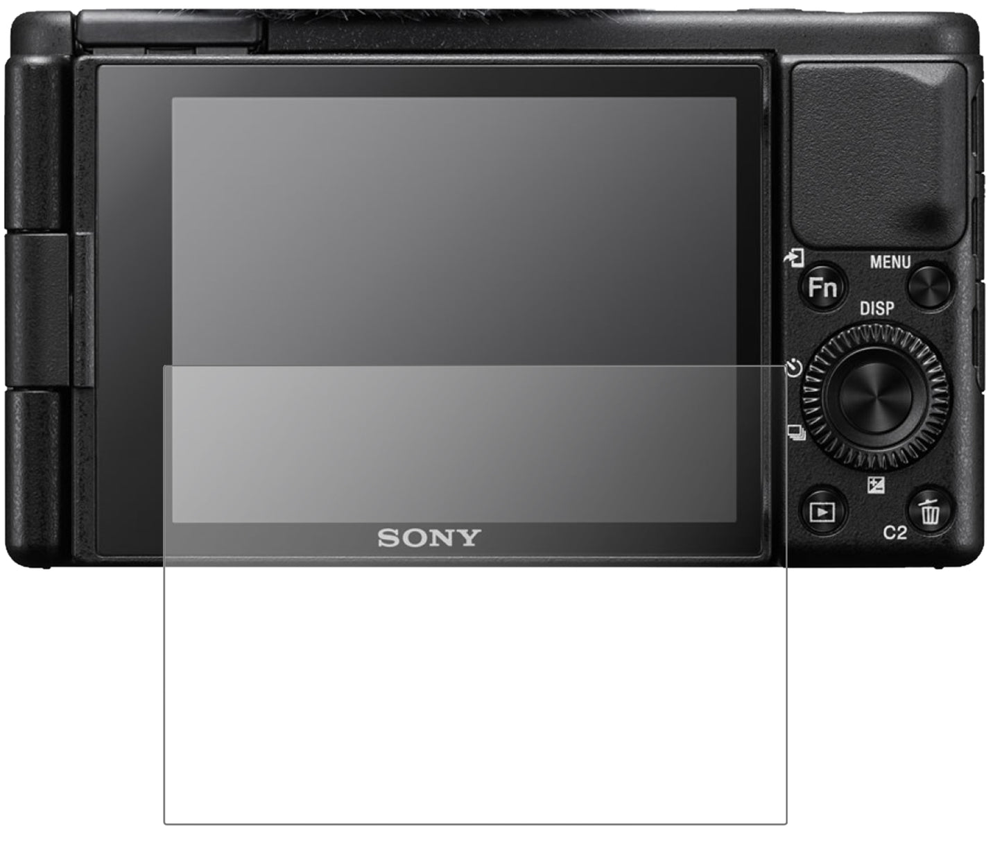 2x 9H Schutzfolie matt für Sony ZV-1 Panzerfolie