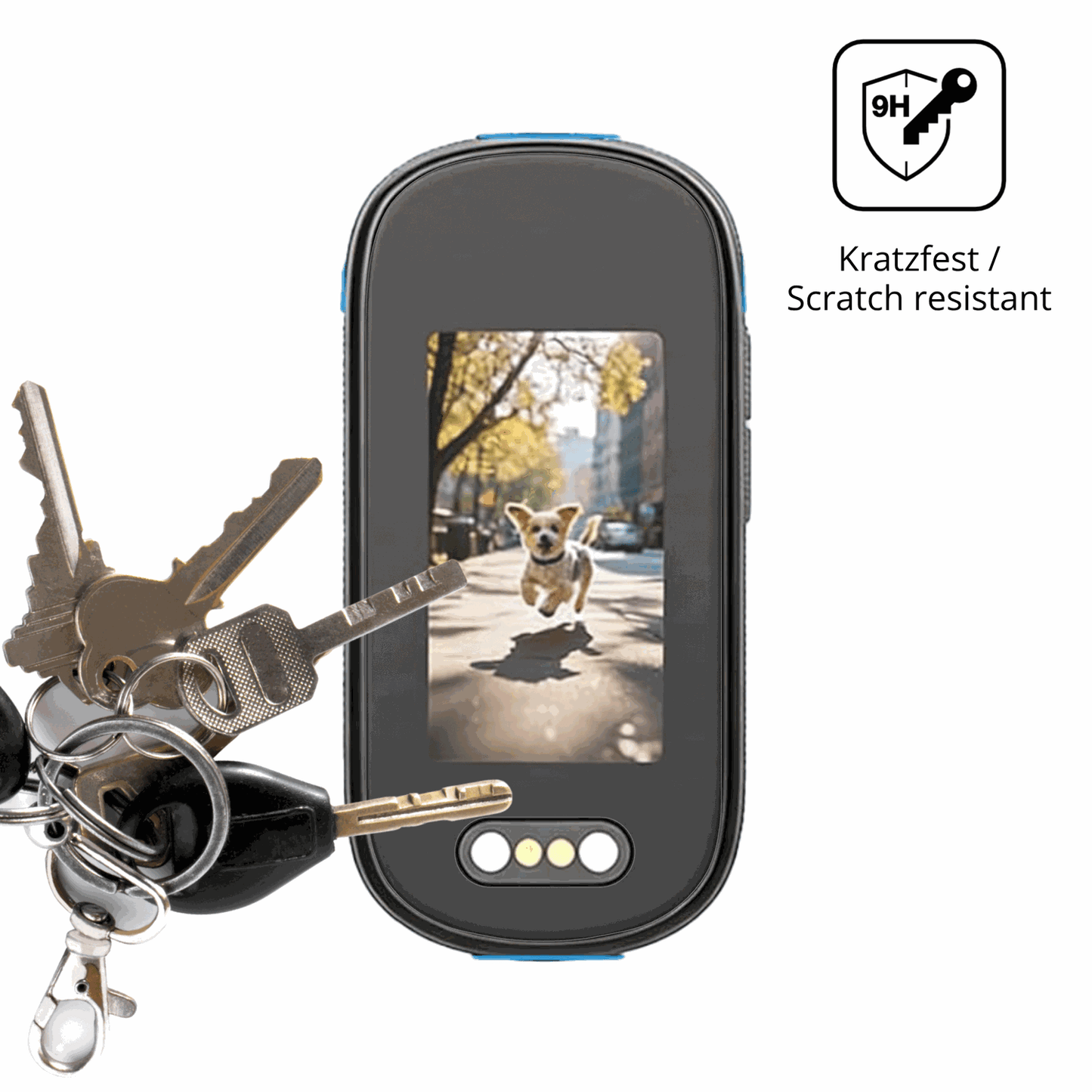 dipos Displayschutz für Sosisul 01141643 Action Cam, mattierte Oberfläche, robuste Festigkeit und perfekte Passform