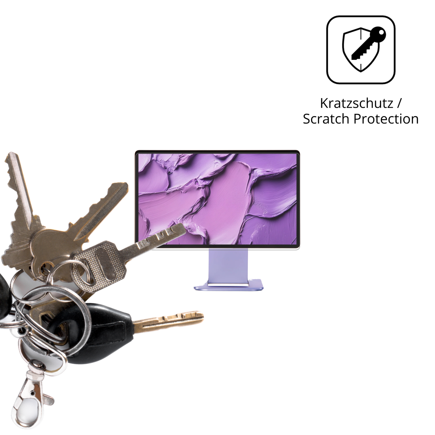 2x Schutzfolie matt für Sotsu FlipAction Touch 14 Zoll Display-Schutzfolie