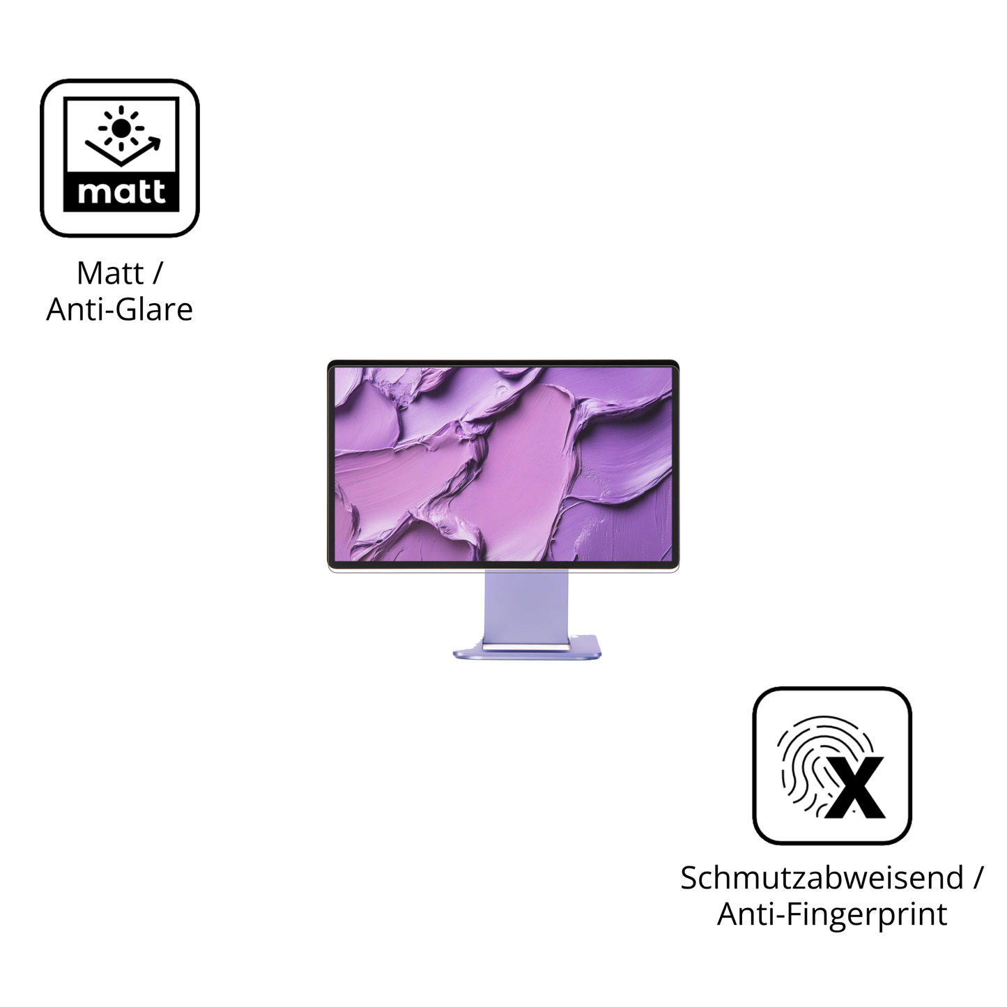 2x Schutzfolie matt für Sotsu FlipAction Touch 14 Zoll Display-Schutzfolie