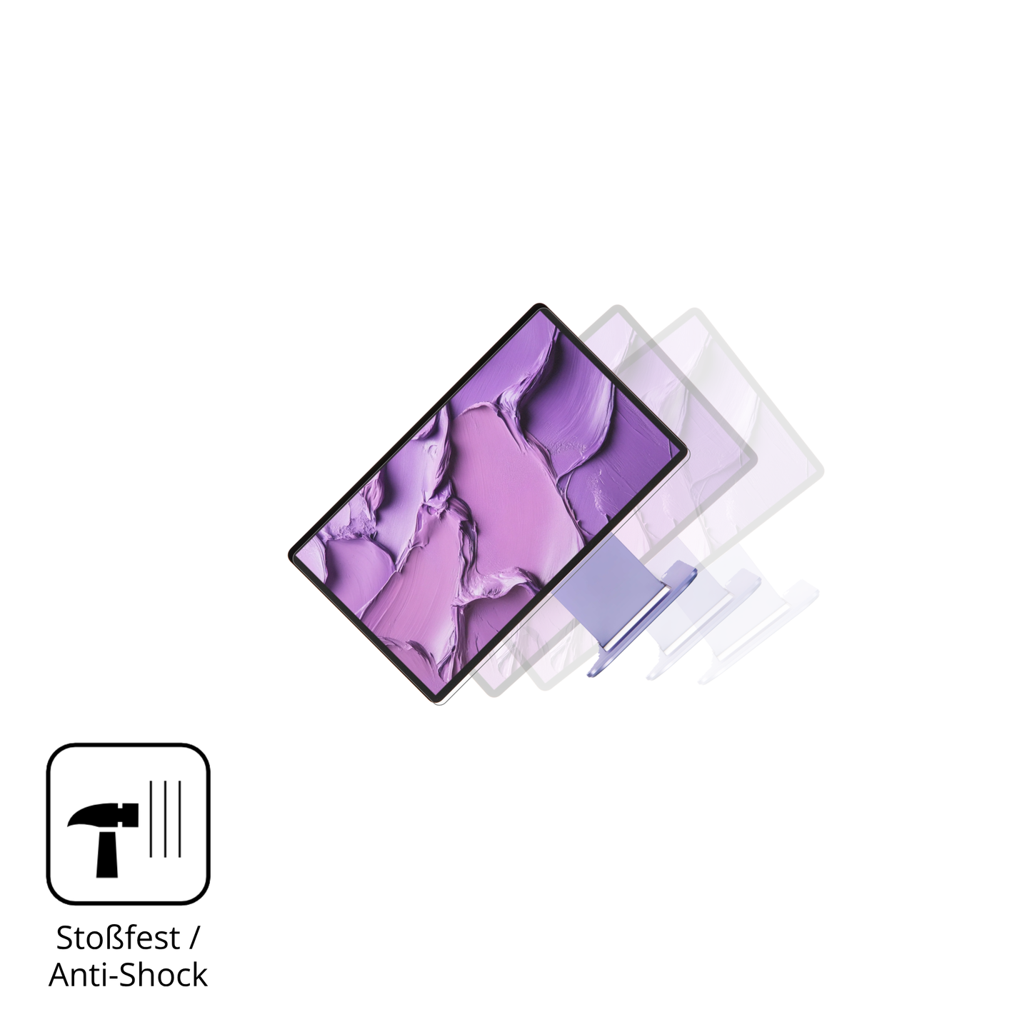 2x 9H Schutzfolie matt für Sotsu FlipAction Touch 14 Zoll Panzerfolie