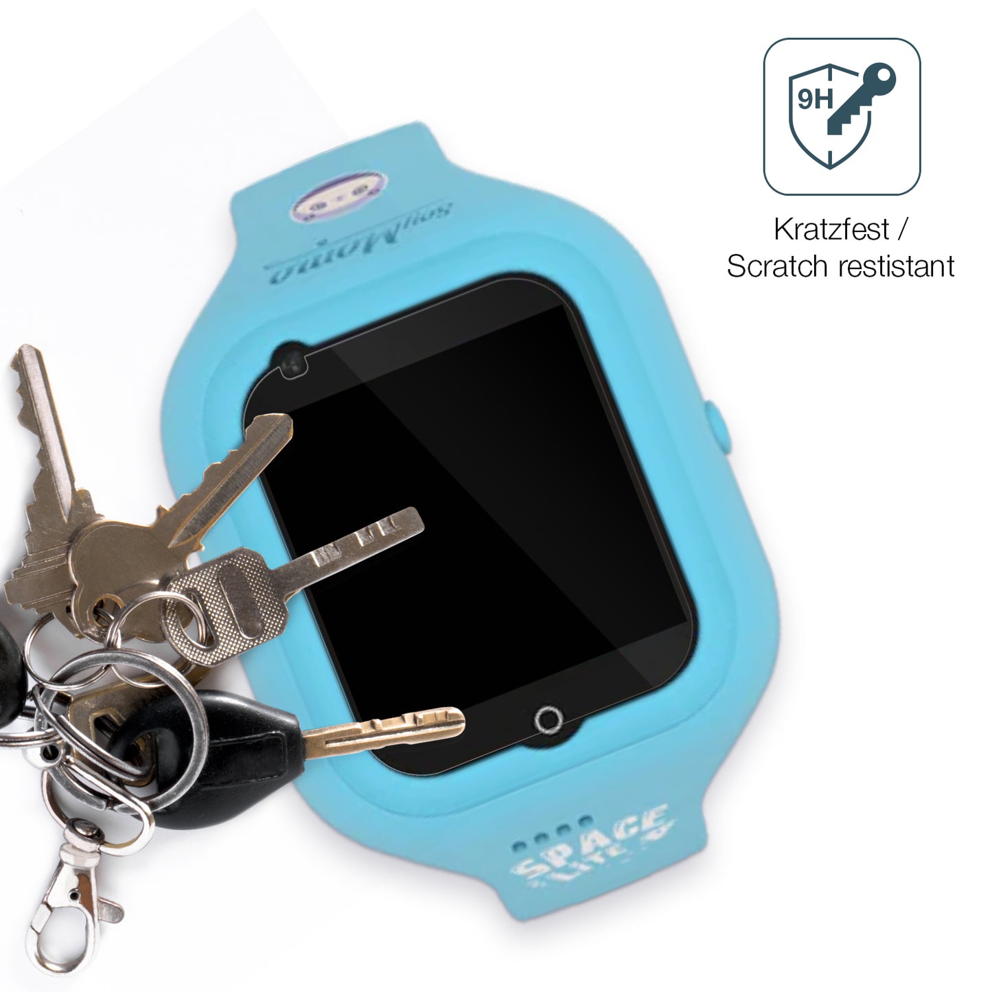 dipos Displayschutz für SoyMomo Space Lite, transparente Oberfläche, perfekte Passform auch für die Rundungen