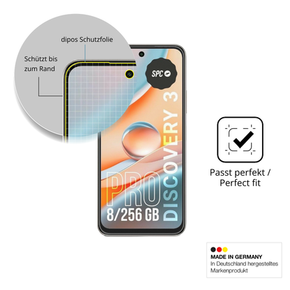 Besonders flexibler Displayschutz mit Anti-Shock-Schicht im Materialmix