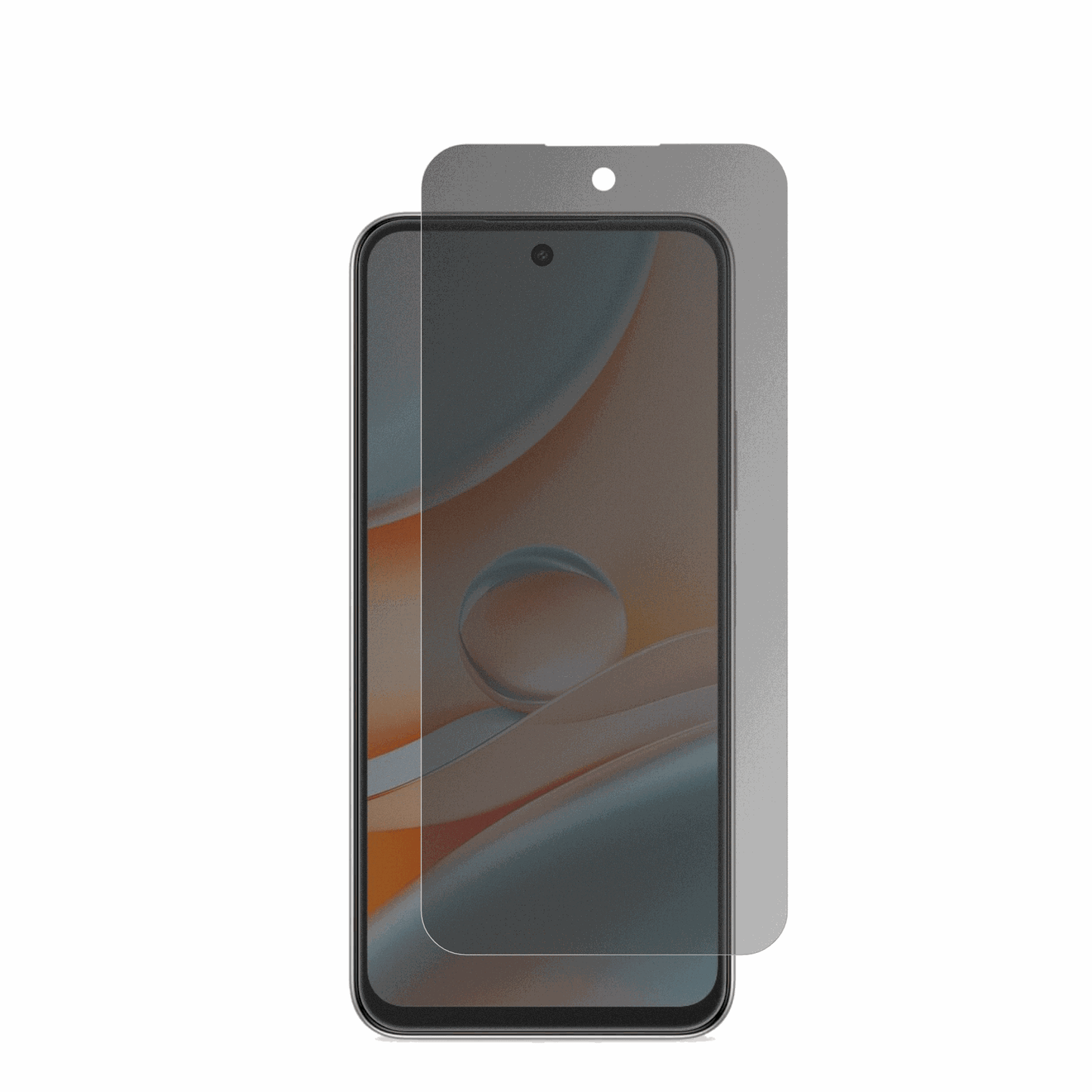 SPCDiscovery 3 Pro mit aufgebrachter dipos Flex Schutzfolie, die seitliche Einblicke blockiert